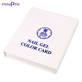 Professional Model Nail Gel Polish Color Chart Display Box  Dedicated 120 Color Card Chart Painting Manicure Nail Art Tools
